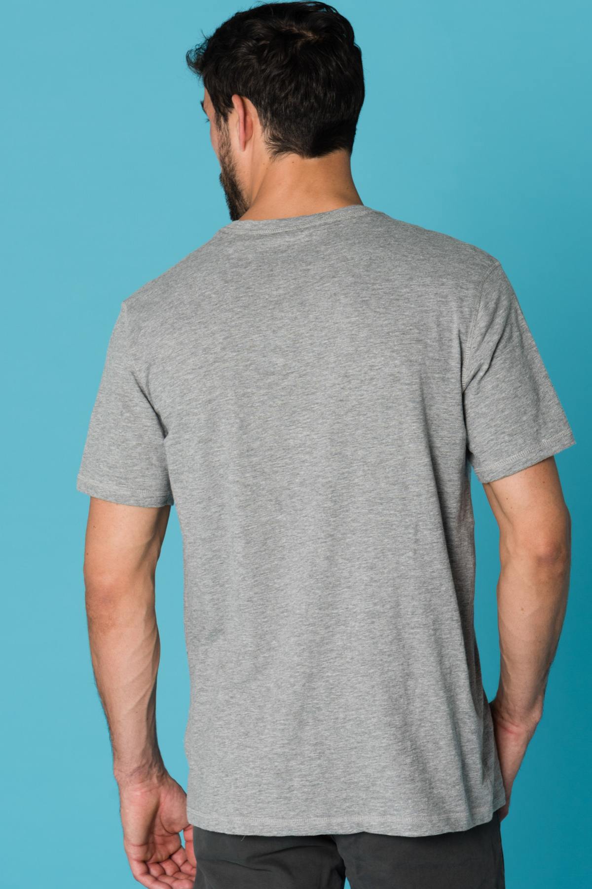 Gray tiger head print t-shirt - Image n°3